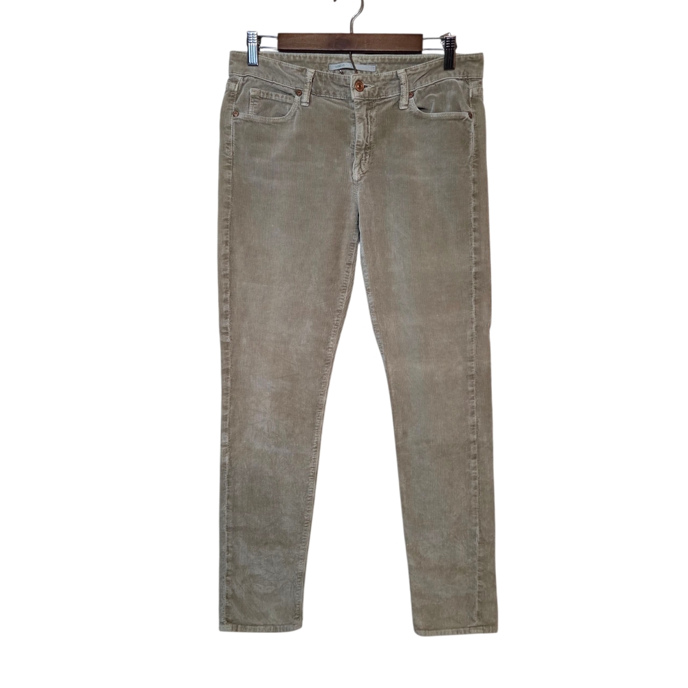 Vince Corduroy Skinny Jeans Women’s 29 Beige Tan Stretch Casual Pants Made in US